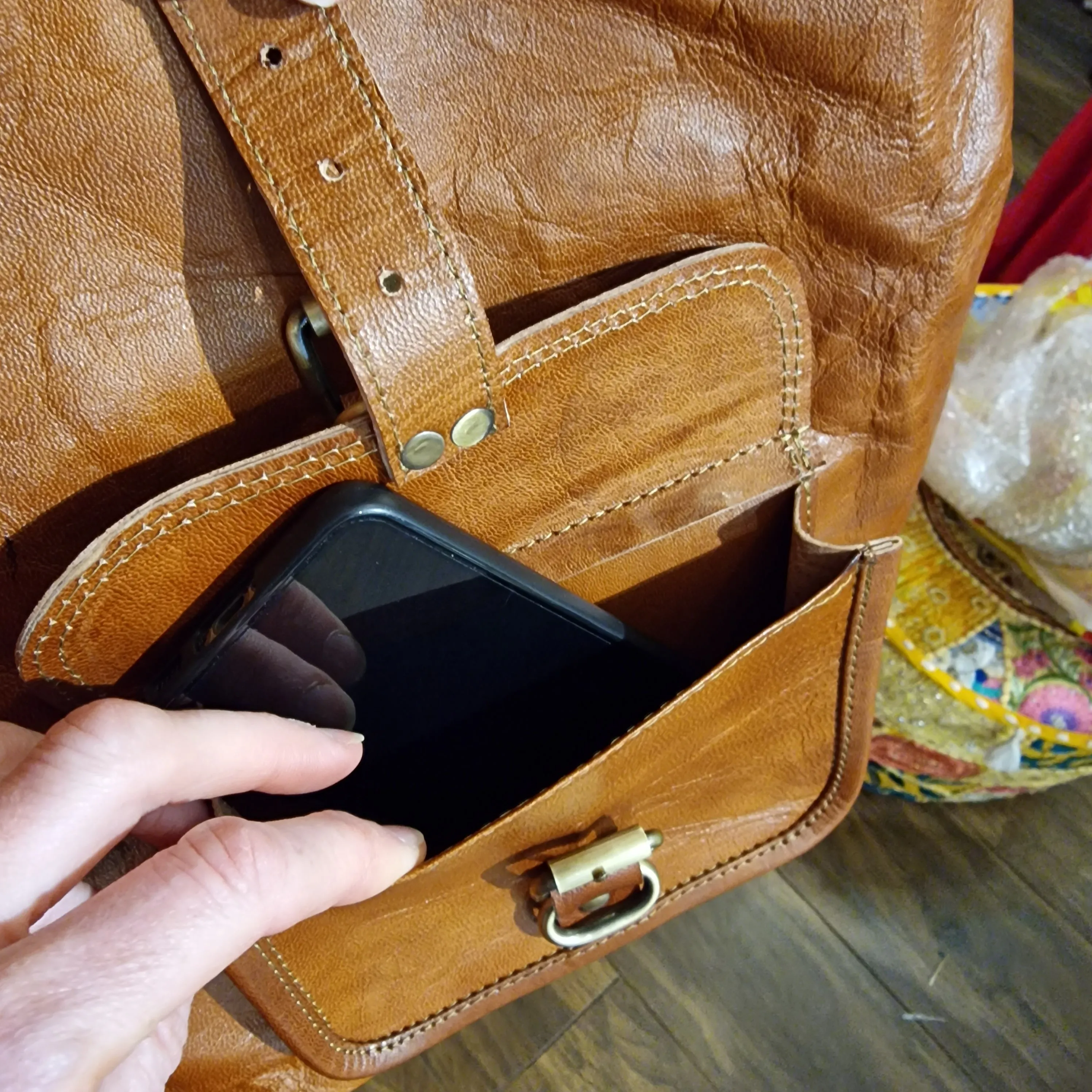 Handmade Leather Backpack - Small