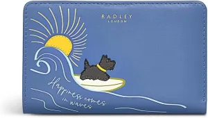Happiness Comes in W Medium Bifold Purse Boathouse, Boathouse, M, Classic