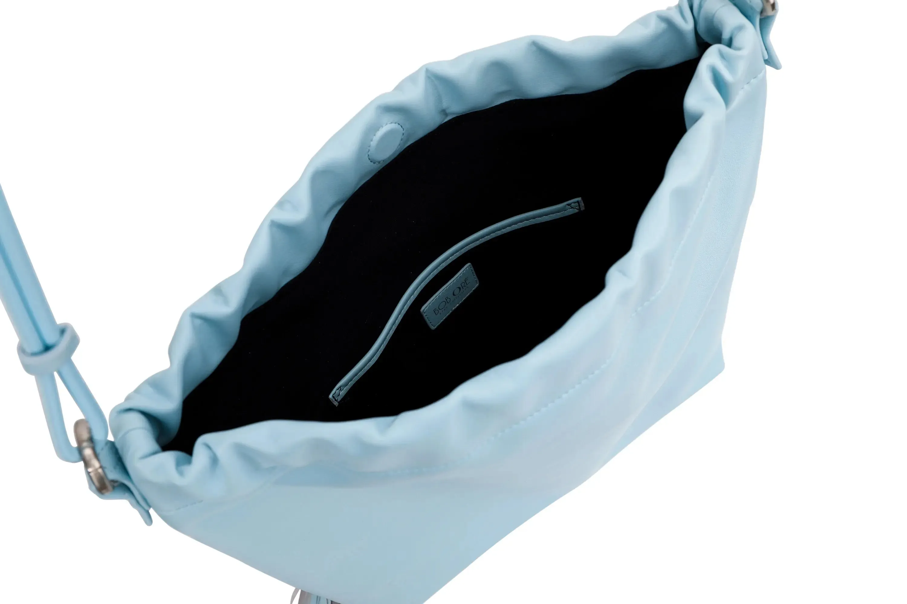 Harper Leather Bag, Baby Blue by Bob Oré