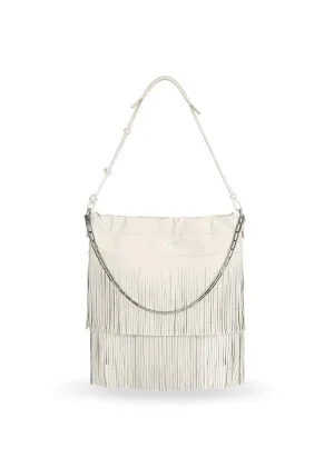 Harper Leather Bag, Off-White by Bob Oré