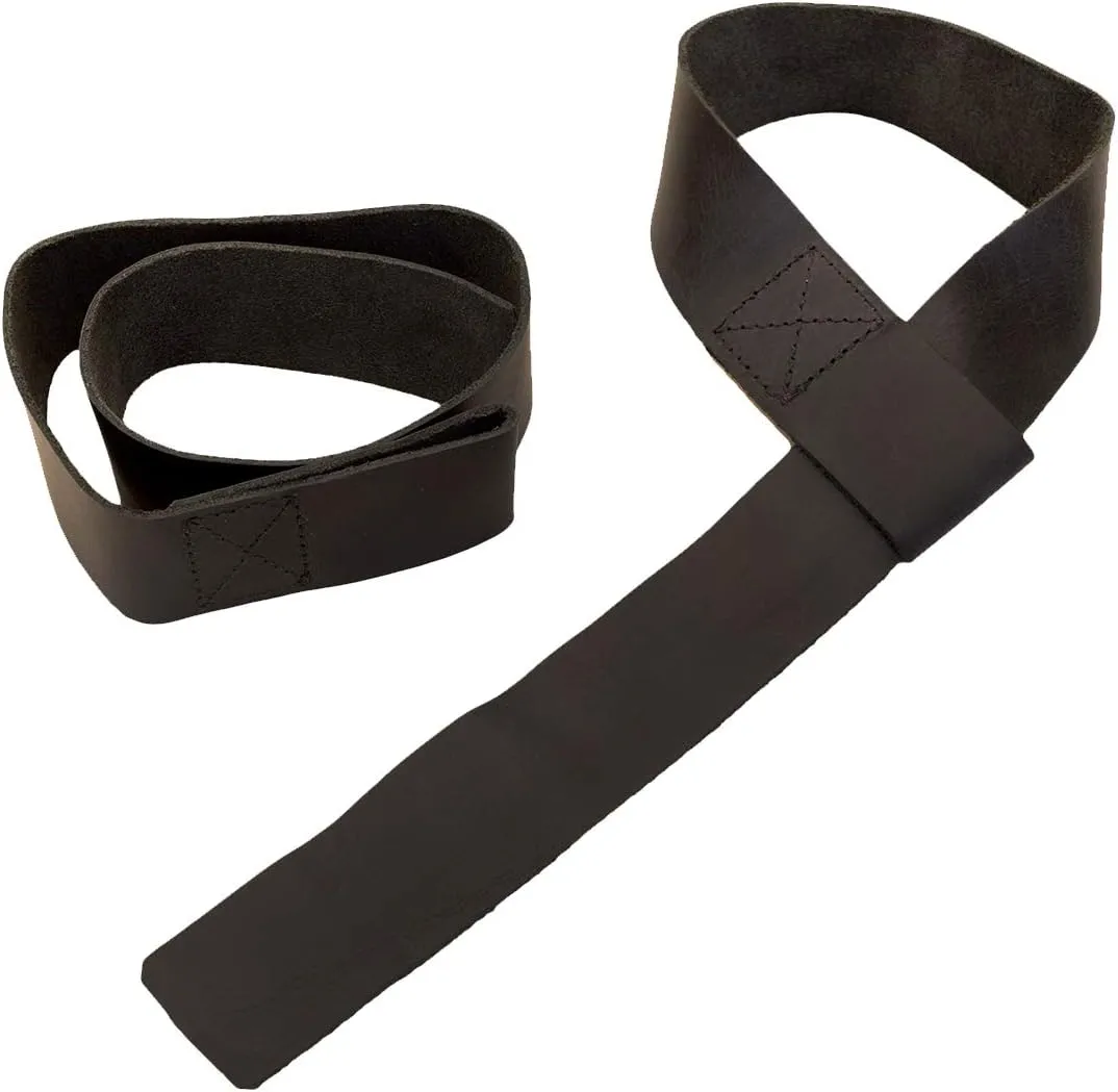 Hide & Drink, Set of 2 Lifting Wrist Straps, Bodybuilding, Sports, Gym, Fitness, Accessories, Strenght Training, Full Grain Leather, Handmade