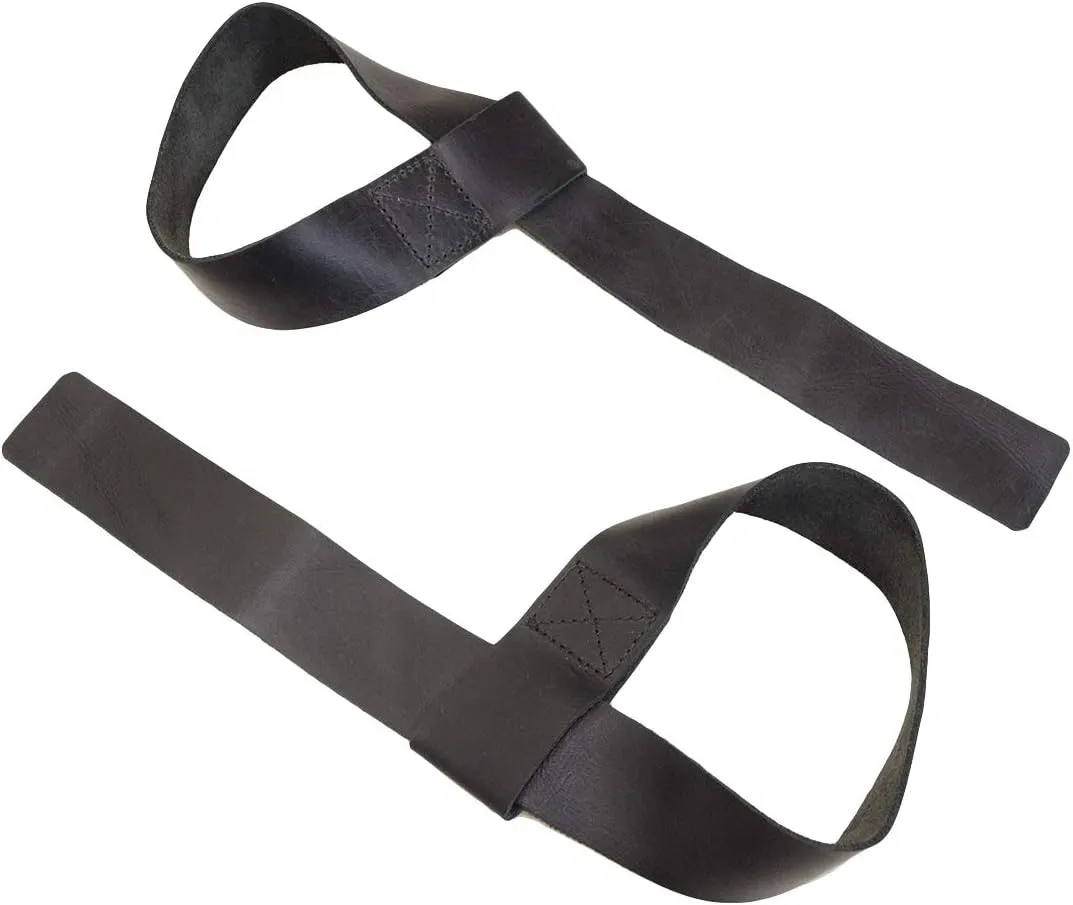 Hide & Drink, Set of 2 Lifting Wrist Straps, Bodybuilding, Sports, Gym, Fitness, Accessories, Strenght Training, Full Grain Leather, Handmade