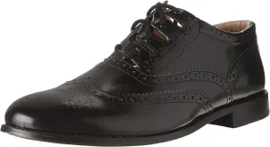 Highlander Leather Ghillie Brogue Kilt Shoes: Traditional Scottish Piper & Highland Wedding Shoes with Extra Long Laces & Tassels - UK Sizes