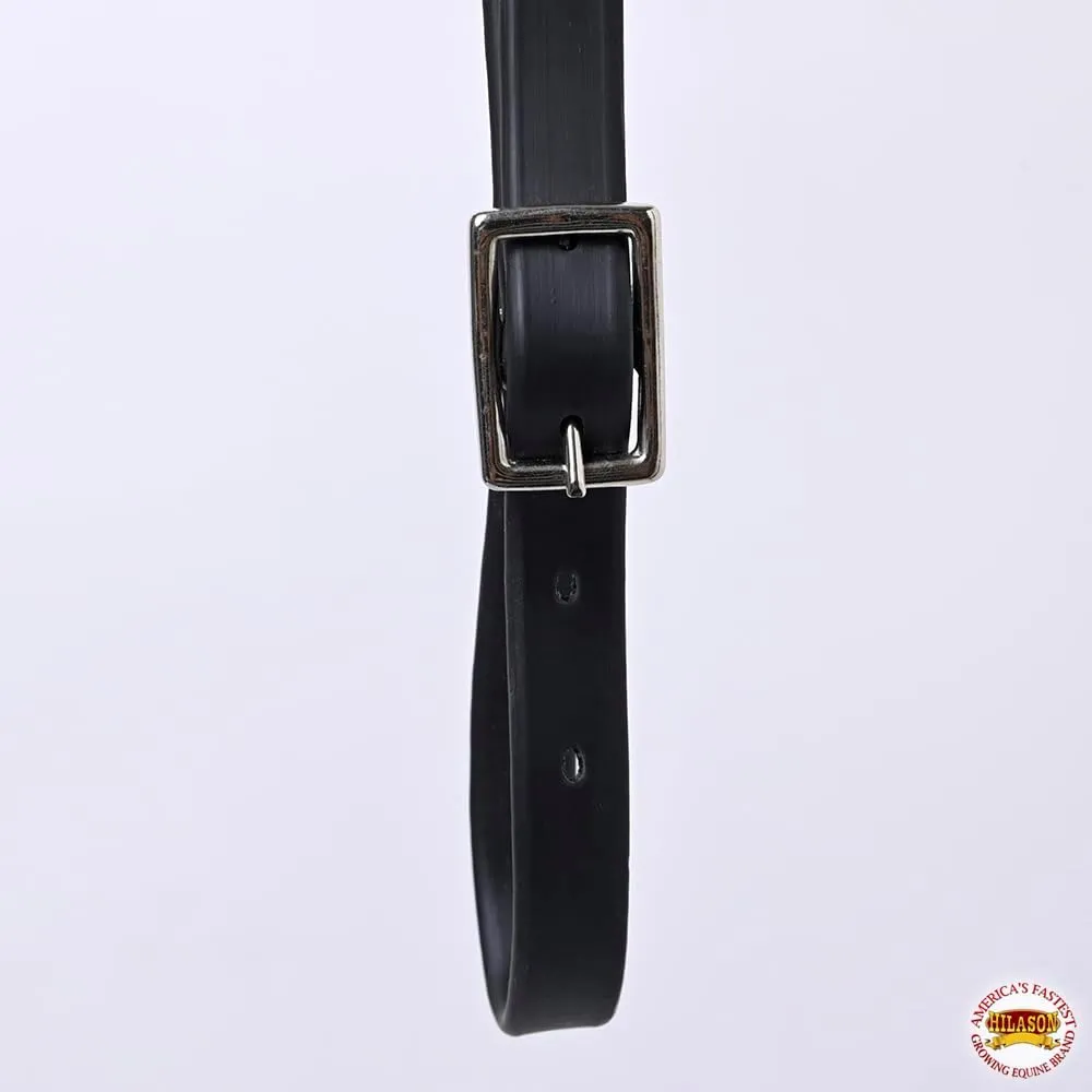 HILASON Western Horse Headstall Breast Collar Split Rein Biothane Leather | Horse Breast Collar | Biothane Leather Breast Collar | Western Breast Collar | Breast Collar for Horses