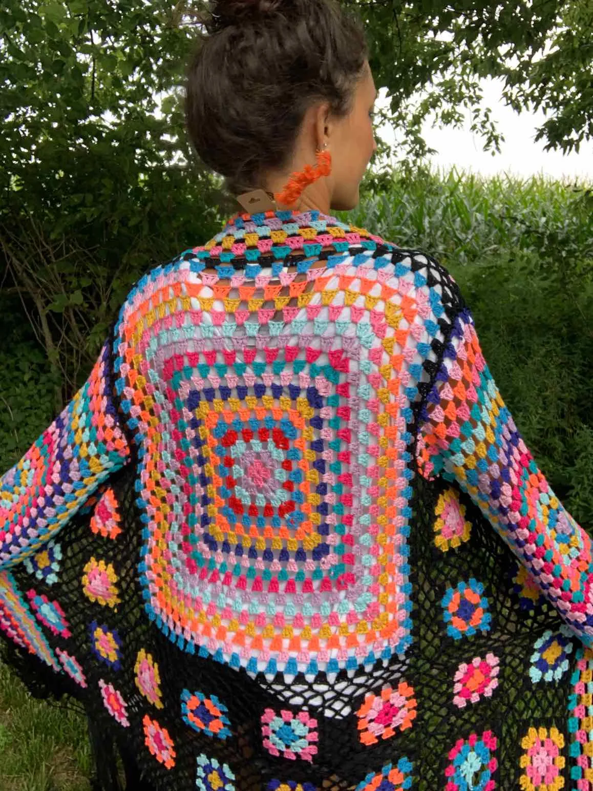 Hippie Crochet Fringed Duster