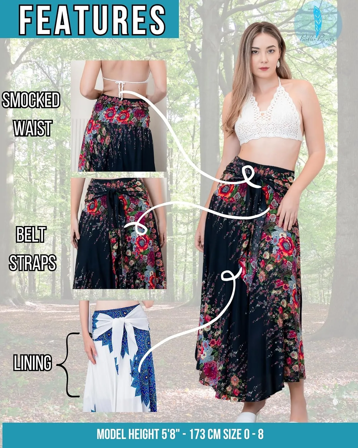 Hippie Skirt Boho Dress Bohemian Gypsy Maxi Long Skirts for Women Summer midi Beach Dress