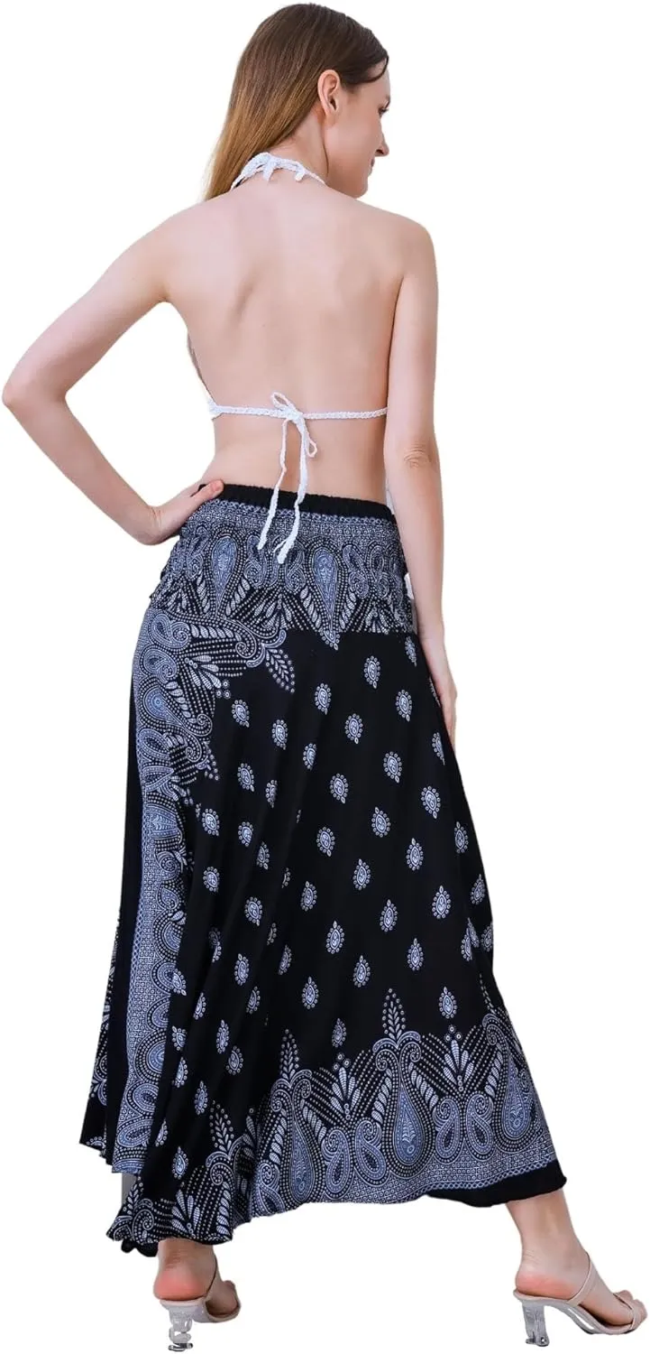 Hippie Skirt Boho Dress Bohemian Gypsy Maxi Long Skirts for Women Summer midi Beach Dress