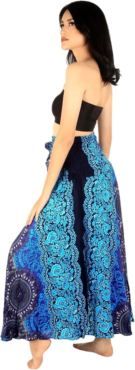 Hippie Skirt Boho Dress Bohemian Gypsy Maxi Long Skirts for Women Summer midi Beach Dress