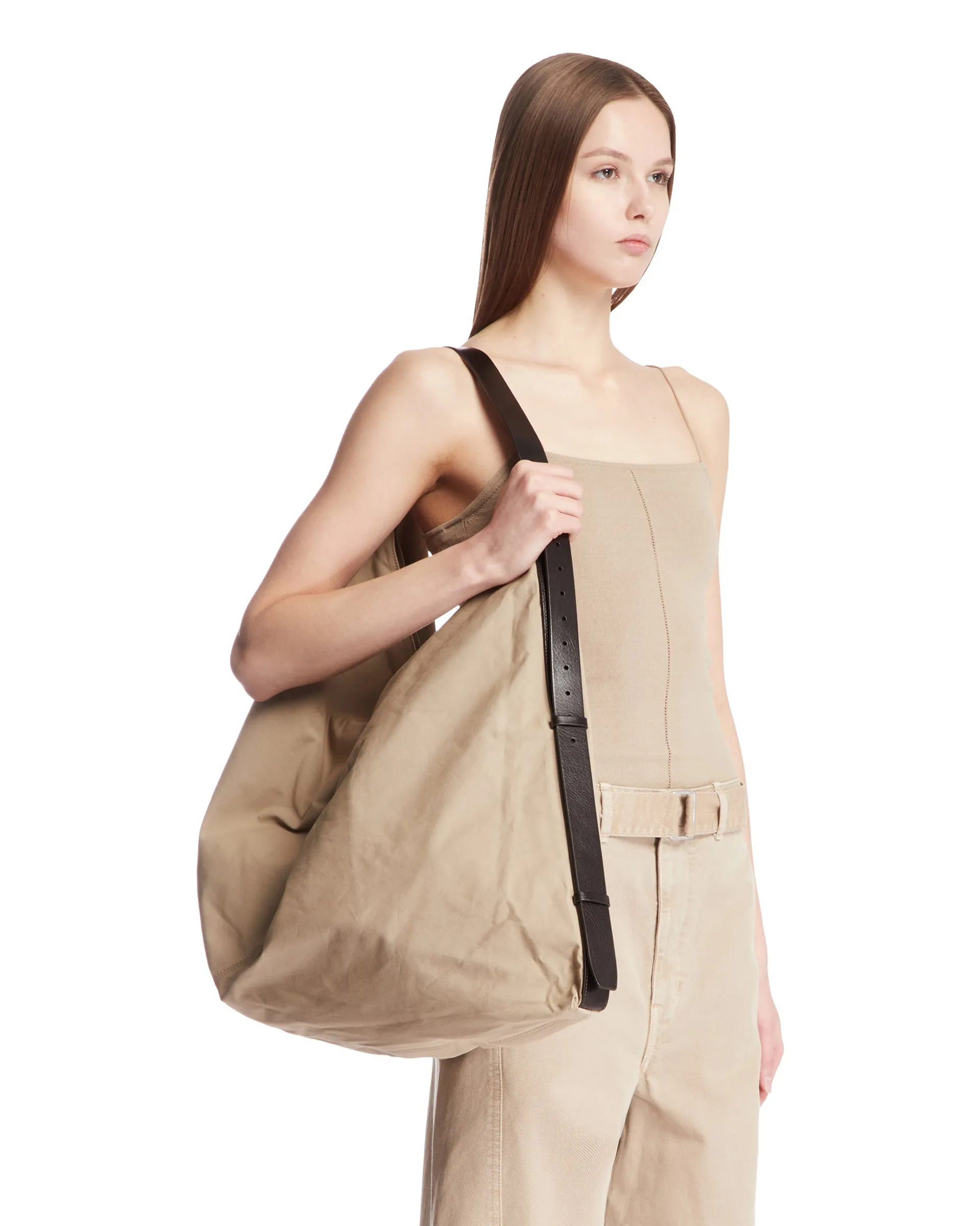 Hobo Bag Flag Beige