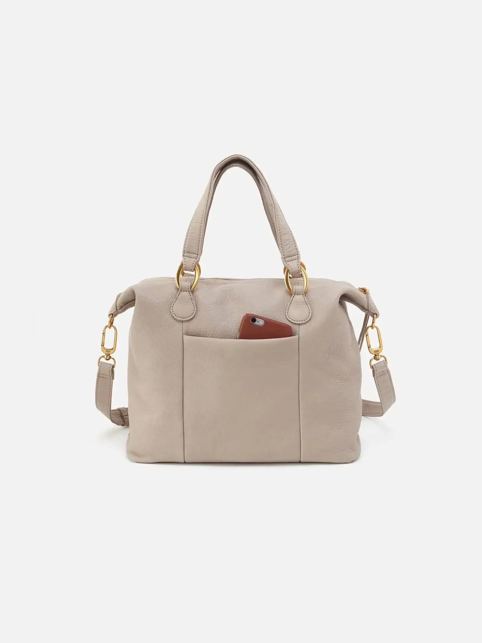 HOBO Harley Pebbled Leather Satchel
