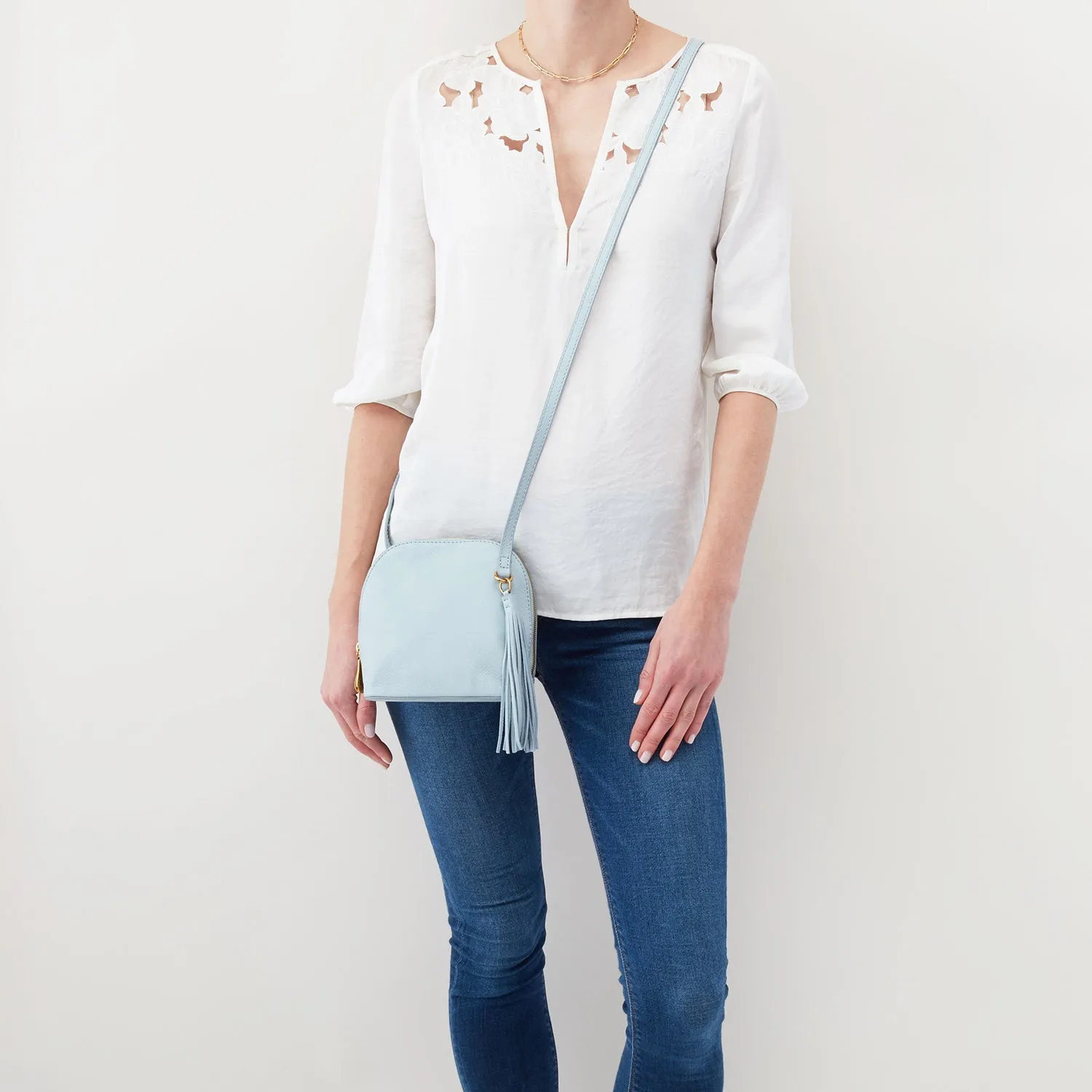 Hobo Nash Pale Blue Leather