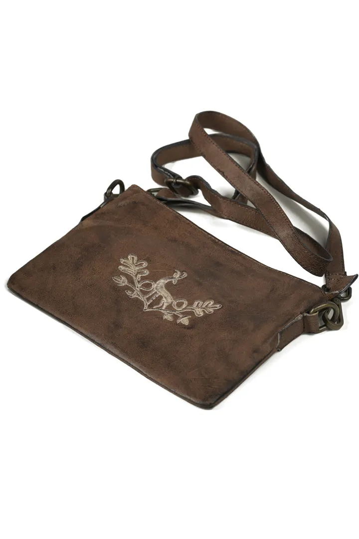 Hot Cocoa Minimal Embroidery Bavarian Bag