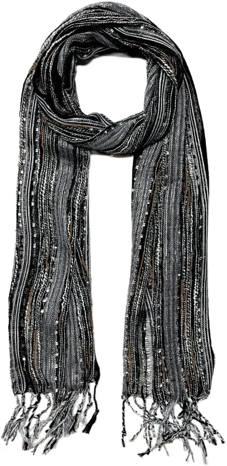 Humble Hilo Multi-Colored Scarf/Shawl for Women Lightweight Head or Neck Scarf