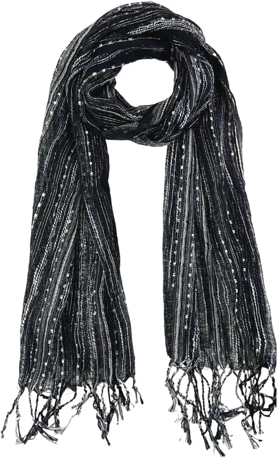 Humble Hilo Multi-Colored Scarf/Shawl for Women Lightweight Head or Neck Scarf