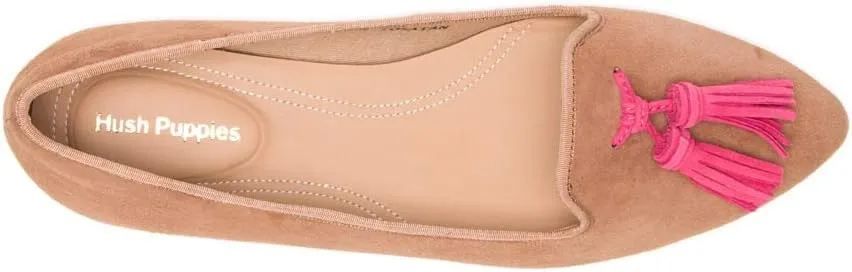 Hush Puppies Women's Sadie Tassel Slipon Loafer Flat