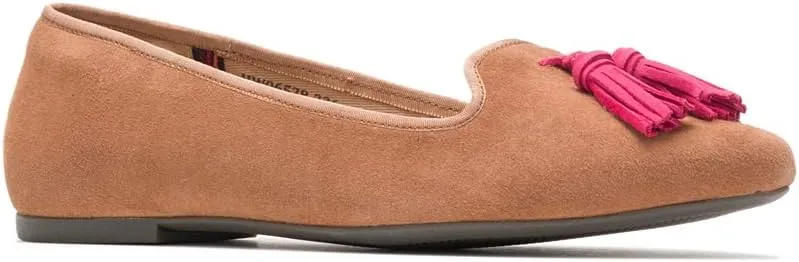 Hush Puppies Women's Sadie Tassel Slipon Loafer Flat