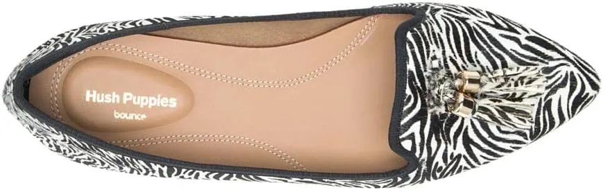 Hush Puppies Women's Sadie Tassel Slipon Loafer Flat