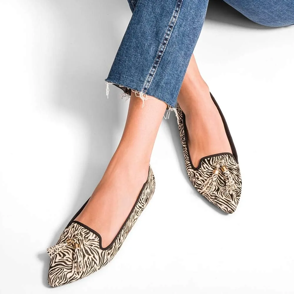 Hush Puppies Women's Sadie Tassel Slipon Loafer Flat