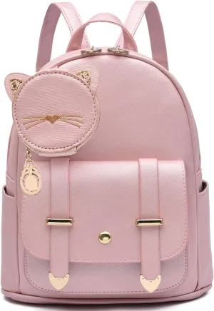 I IHAYNER Girls Fashion Backpack Mini Purse Backpack for Women Small Leather Backpack Purse for Teen Girls with Coin Purse