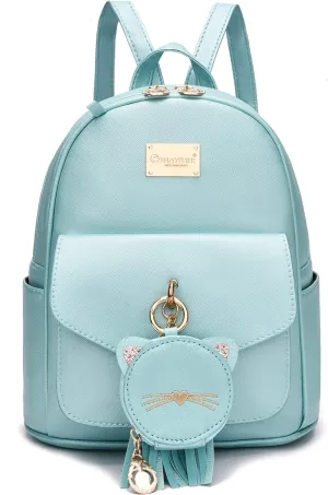 I IHAYNER Girls Fashion Backpack Mini Purse Backpack for Women Small Leather Backpack Purse for Teen Girls with Coin Purse
