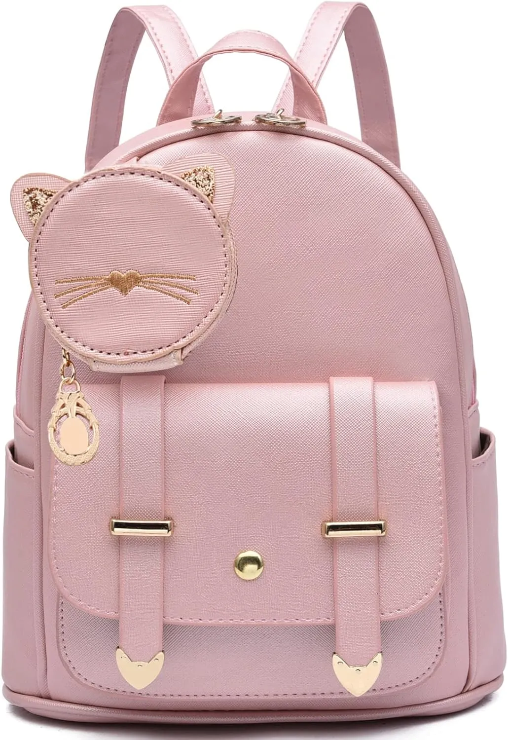 I IHAYNER Girls Fashion Backpack Mini Purse Backpack for Women Small Leather Backpack Purse for Teen Girls with Coin Purse