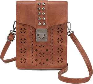 INICAT Small Crossbody Bags for Women Gifts for Teenage Girls Leather Cell Phone Purse