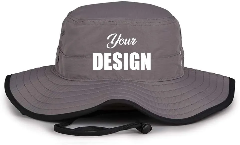 INK STITCH Unisex Custom Stitching Embroidery Booney Bucket Hats - Multi Colors