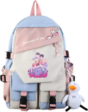 ISaikoy Anime Ouran High School Host Club Backpack Shoulder Bag Bookbag Student School Bag Daypack Satchel E10