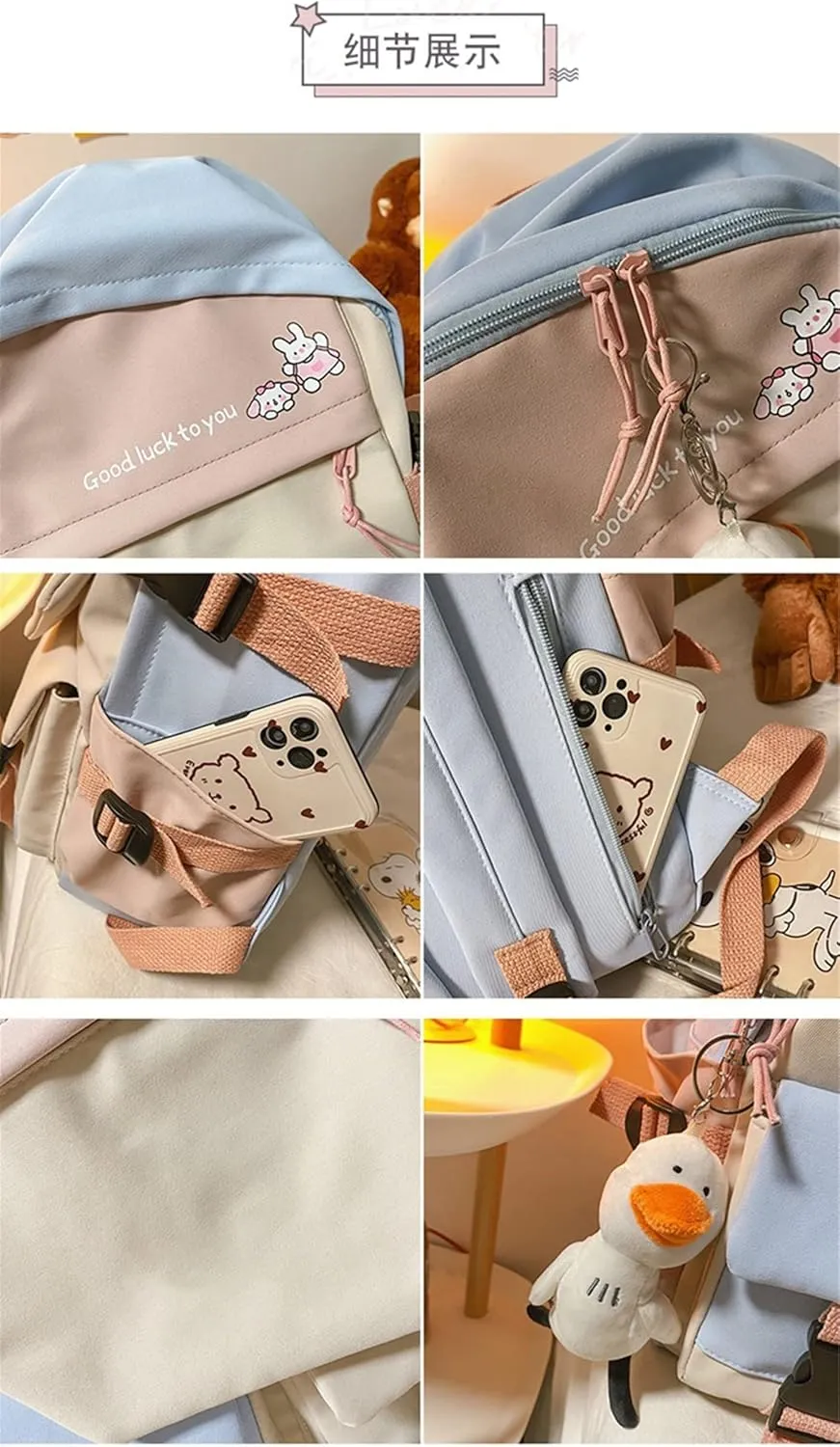 ISaikoy Anime Ouran High School Host Club Backpack Shoulder Bag Bookbag Student School Bag Daypack Satchel E10