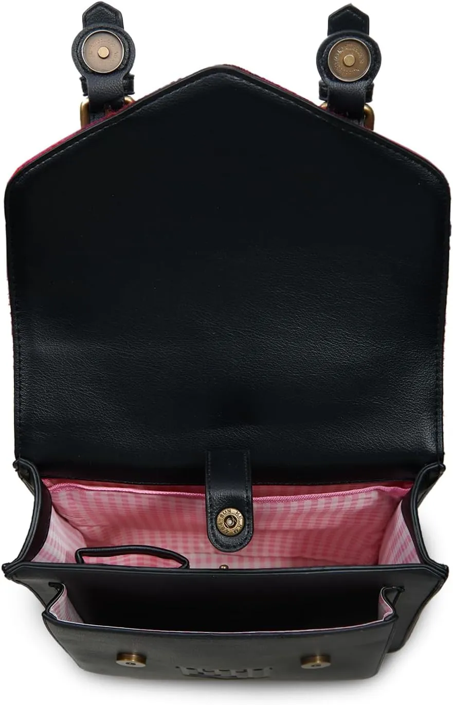 Islander HarrisTweed The Calton Backpack, Fuchsia Tartan