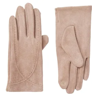 isotoner womens Women's Water Repellent and Touchscreen Microsuede Gloves