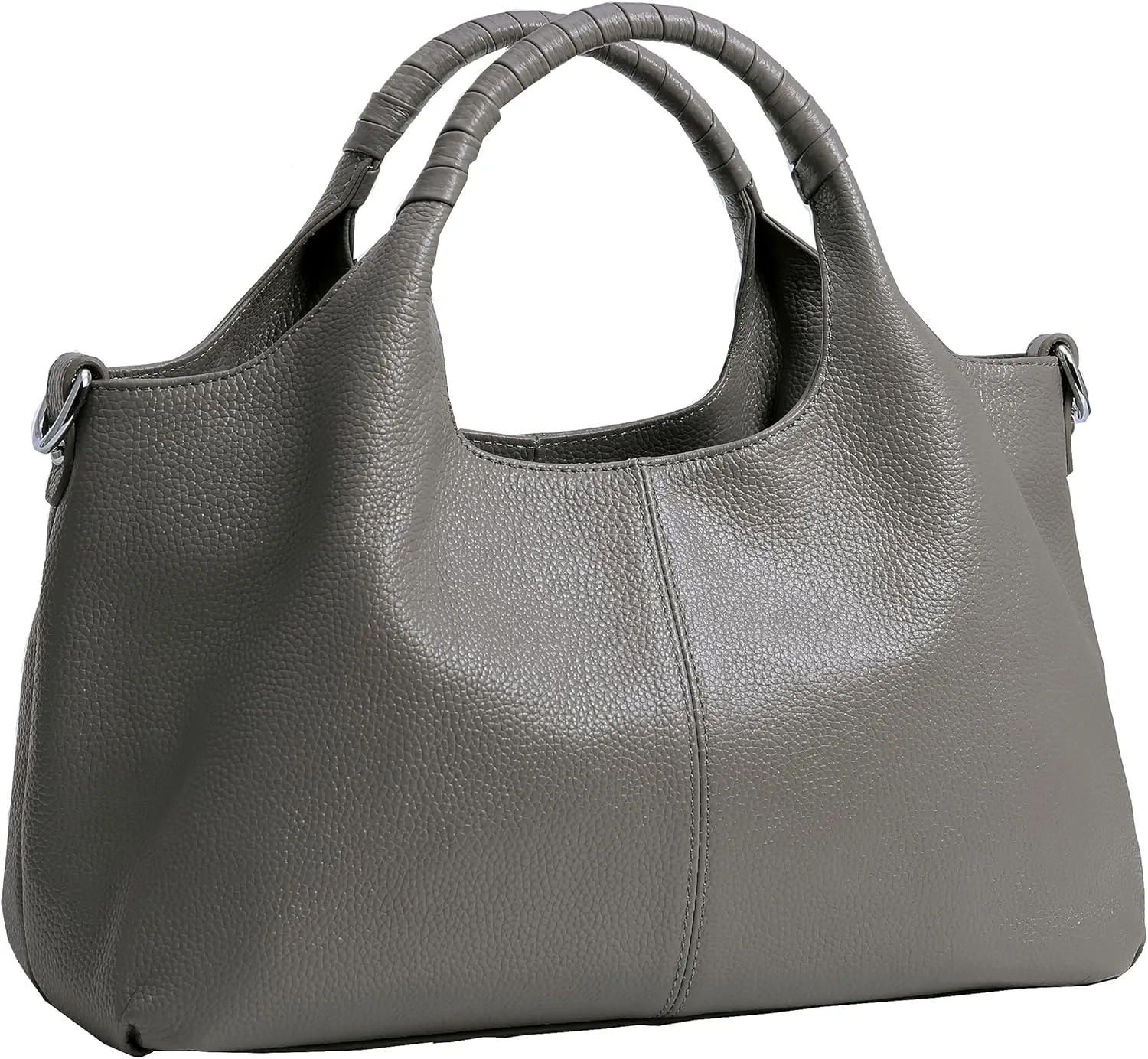 Iswee Genuine Leather Shoulder Bags Purses and Handbags for Women Satchel Designer Cross Body Hobo Medium Size Tote