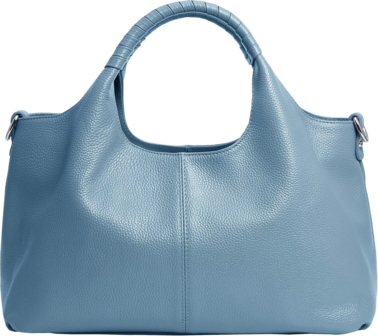 Iswee Genuine Leather Shoulder Bags Purses and Handbags for Women Satchel Designer Cross Body Hobo Medium Size Tote