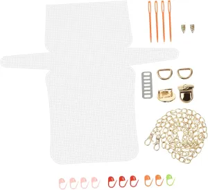 IWOWHERO 1Set Handmade Bag Making Plates Cross Body Sheets for Crochet Projects Smooth Cut Out Easy to Use Crafting Grid Boards for Knitting Embroidery and Crafts