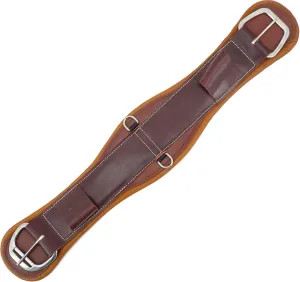 Jeereal Western Genuine Leather Cinch for Trail Riding & Rodeo ，28-32 Inch (Brown)