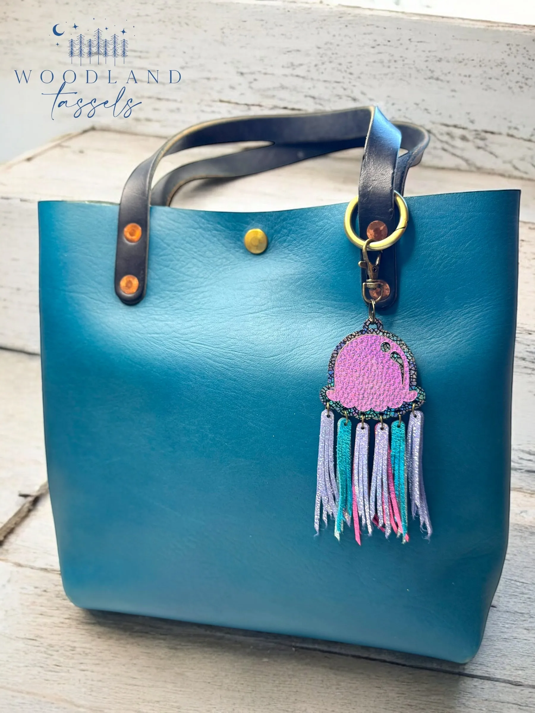 Jellyfish Purse Charm