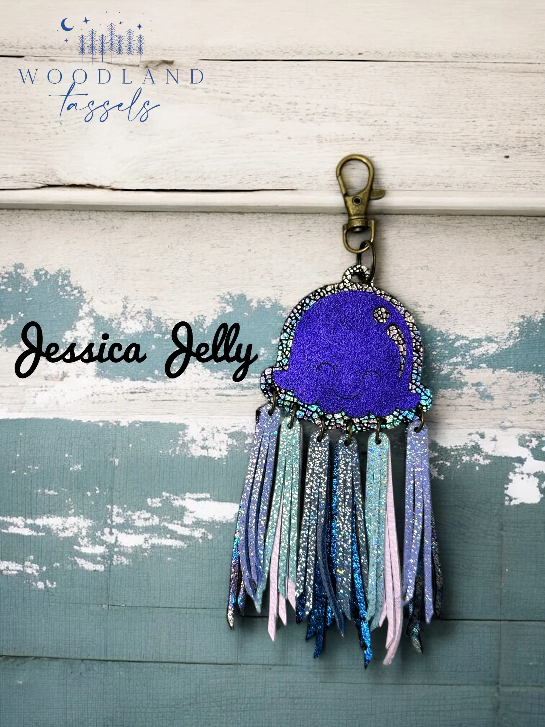 Jellyfish Purse Charm