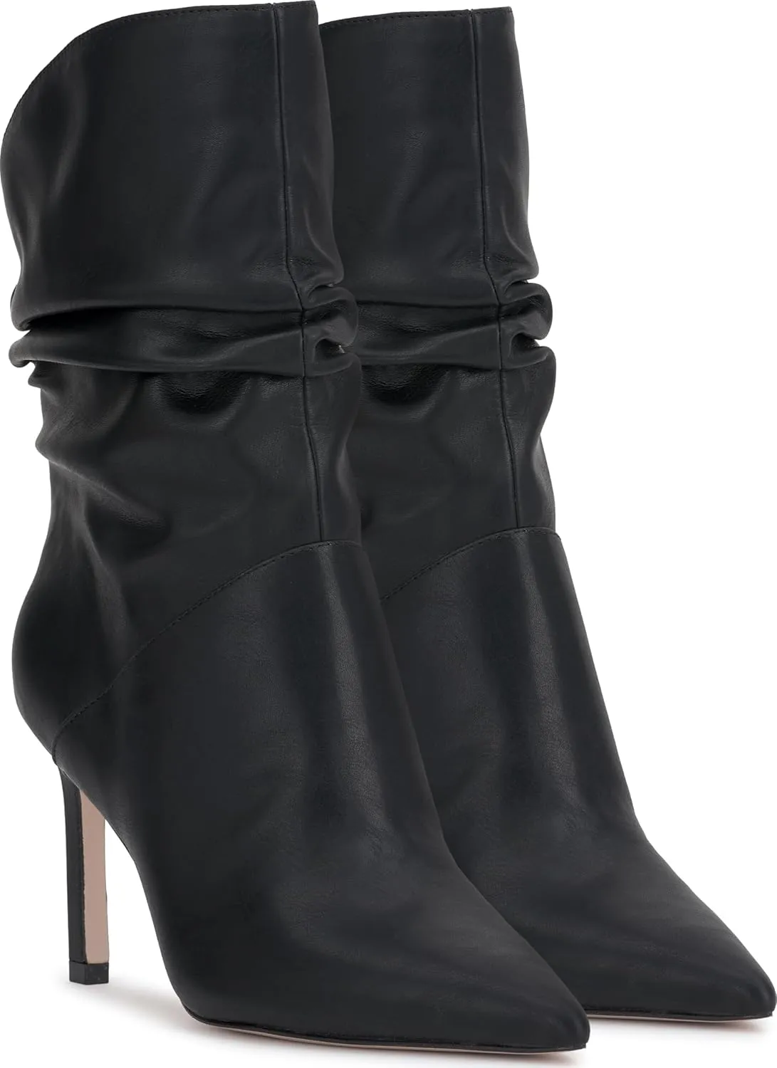 Jessica Simpson Womens Elisti Pull On Stiletto Mid-Calf Boots
