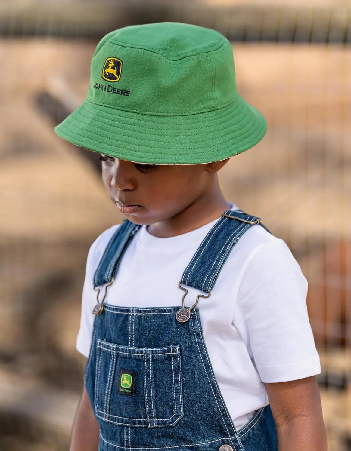 John Deere Bucket Sun Hat Sizes (OS Toddler - OS Youth)