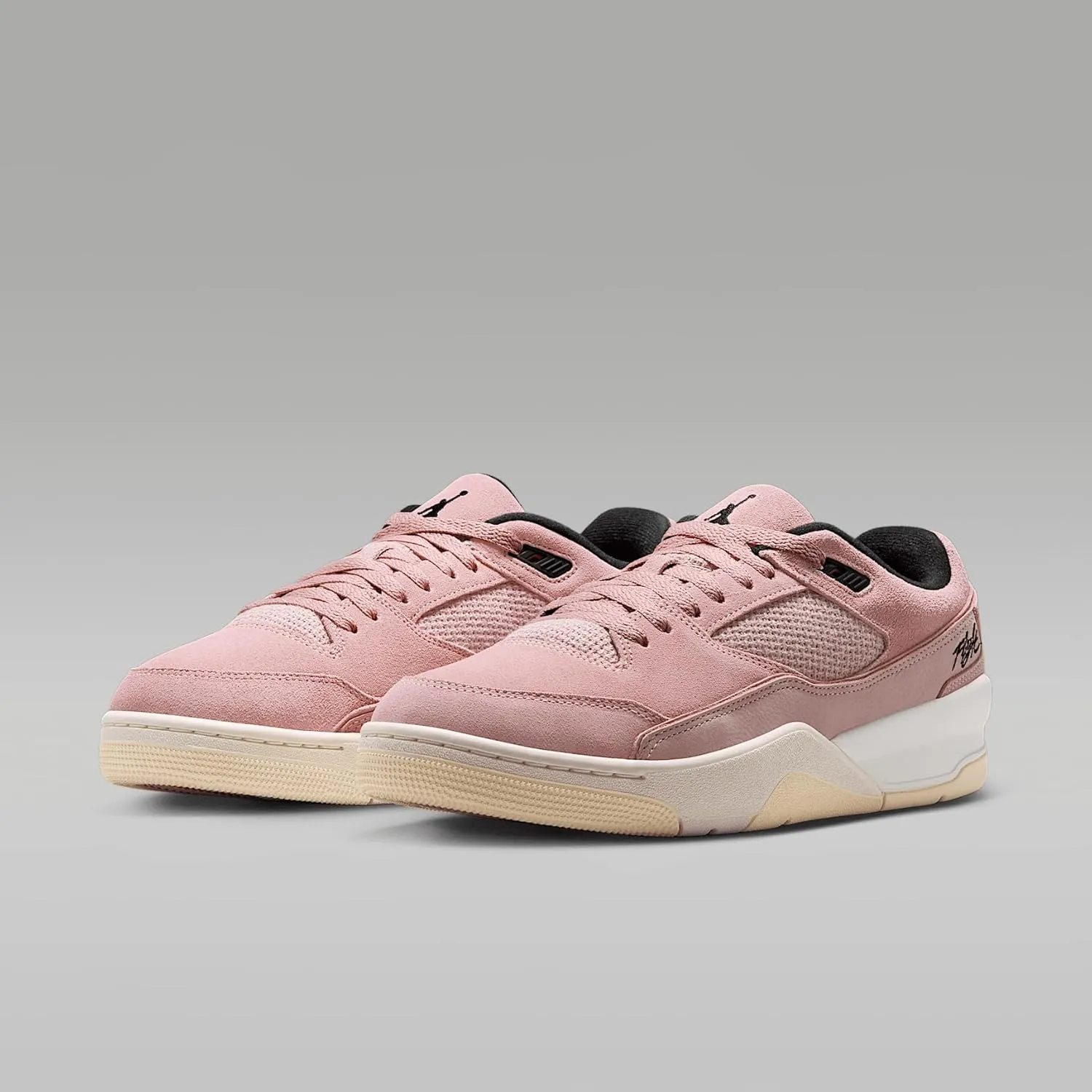 Jordan Flight Court Men's Shoes (HF3255-601, Rust Pink/Sail/Muslin/Black)