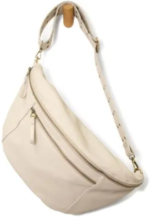 Joy Susan Mel Large Sling Crossbody Bag - Ivory