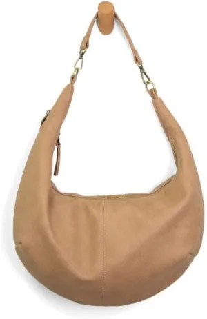 Joy Susan Womens Fashion Purse Rhea Slouchy Crescent Shoulder Crossbody Bag