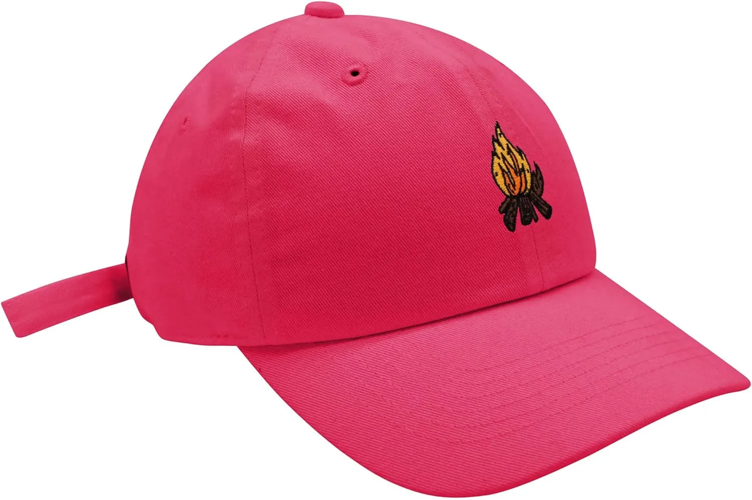 JPAK Camp Fire Baseball Cap Embroidered Cotton Dad Hat - Wood, Pit