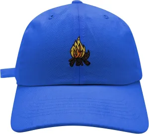 JPAK Camp Fire Baseball Cap Embroidered Cotton Dad Hat - Wood, Pit