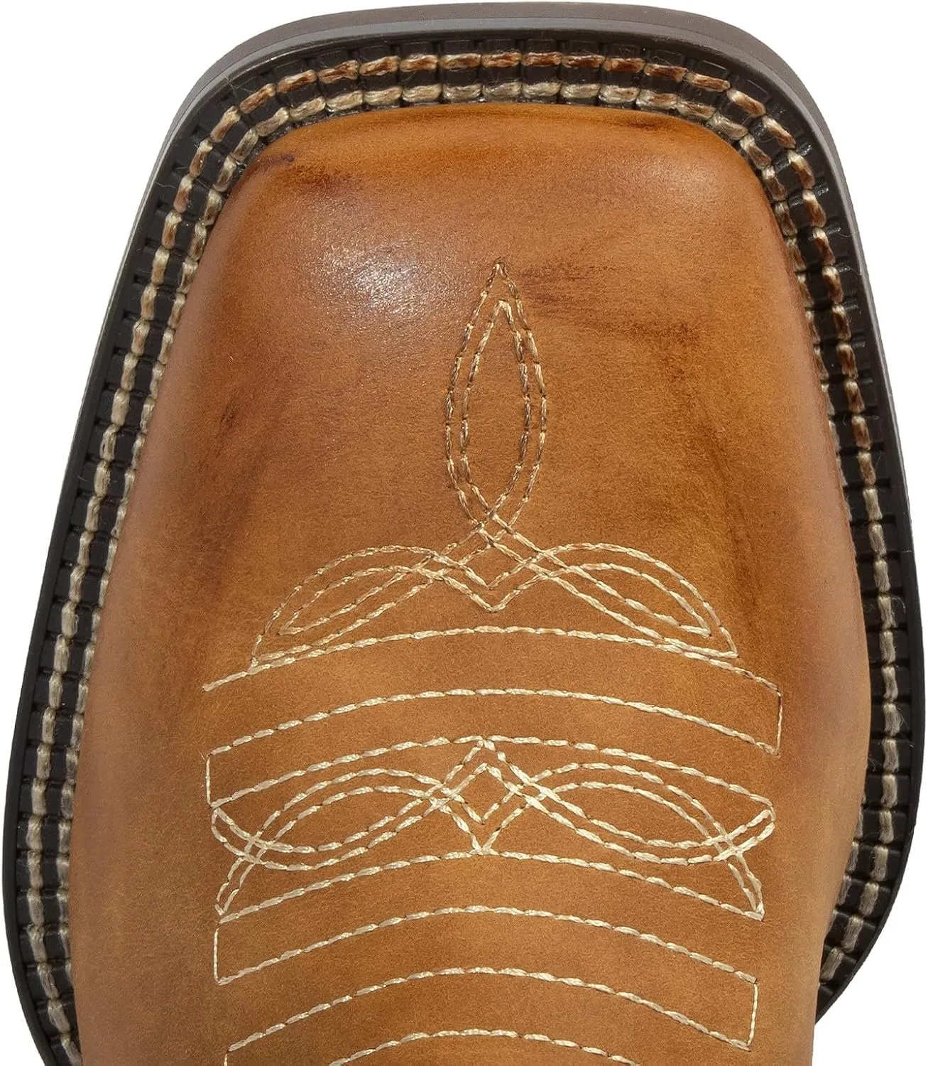 J's.o.l.e Women's Cowboy Boots Square Toe Wide Calf Cowgirl Boots Western Work Boots Embroidered