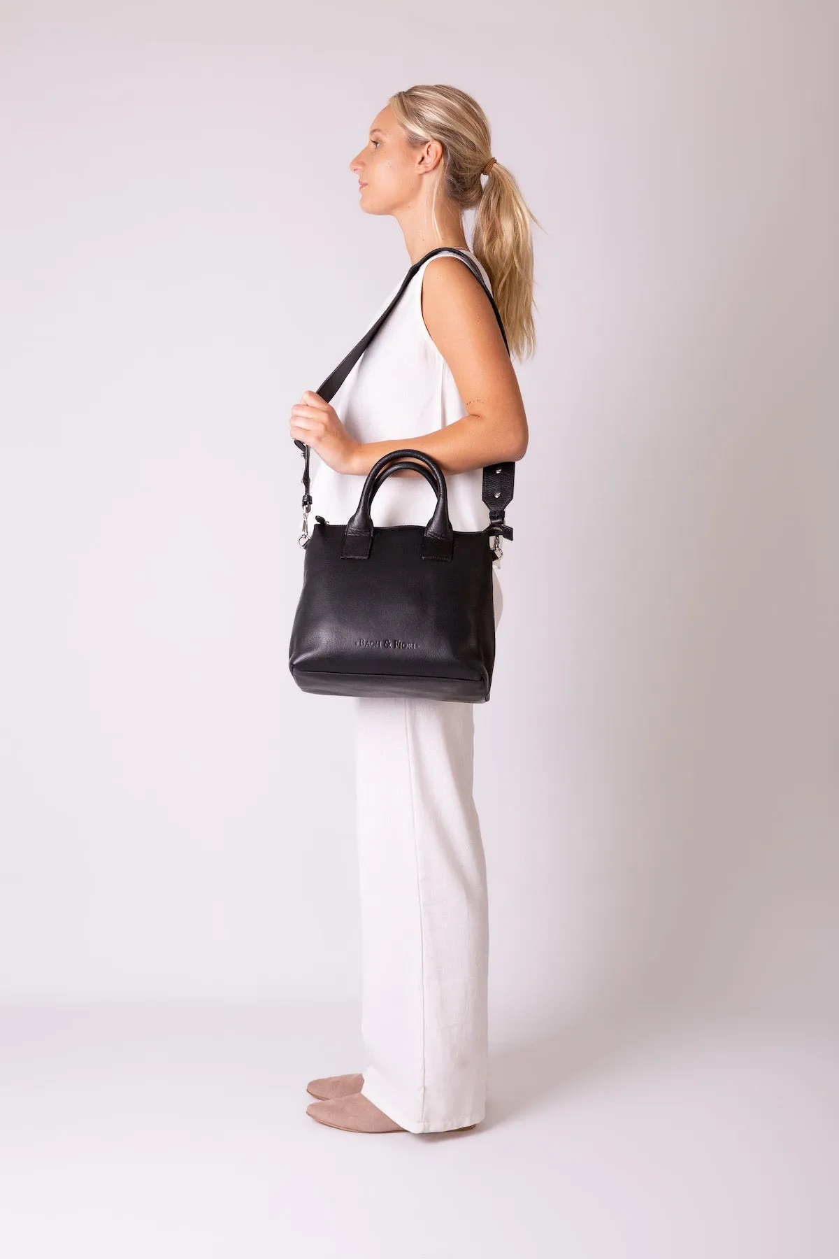 Kelly Medium Satchel Black