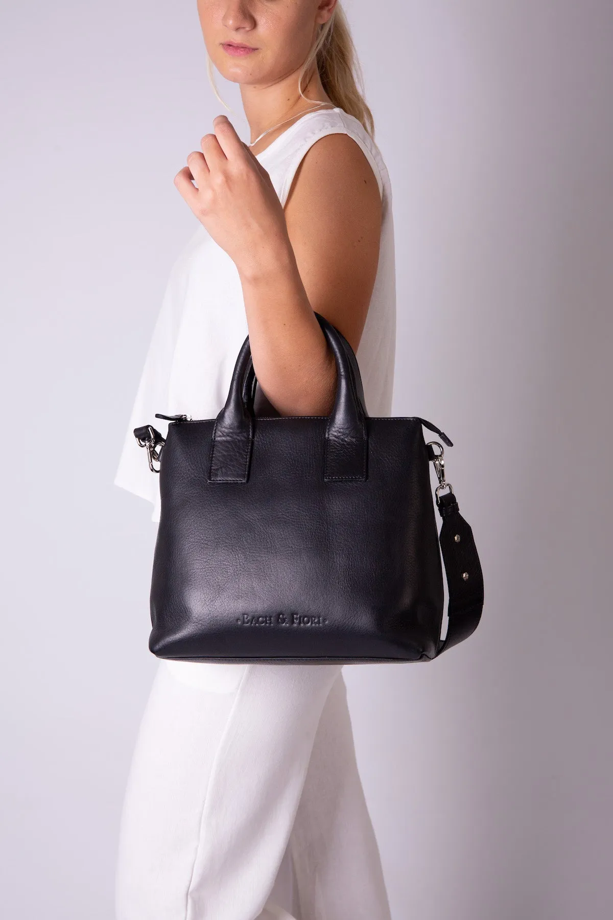 Kelly Medium Satchel Black