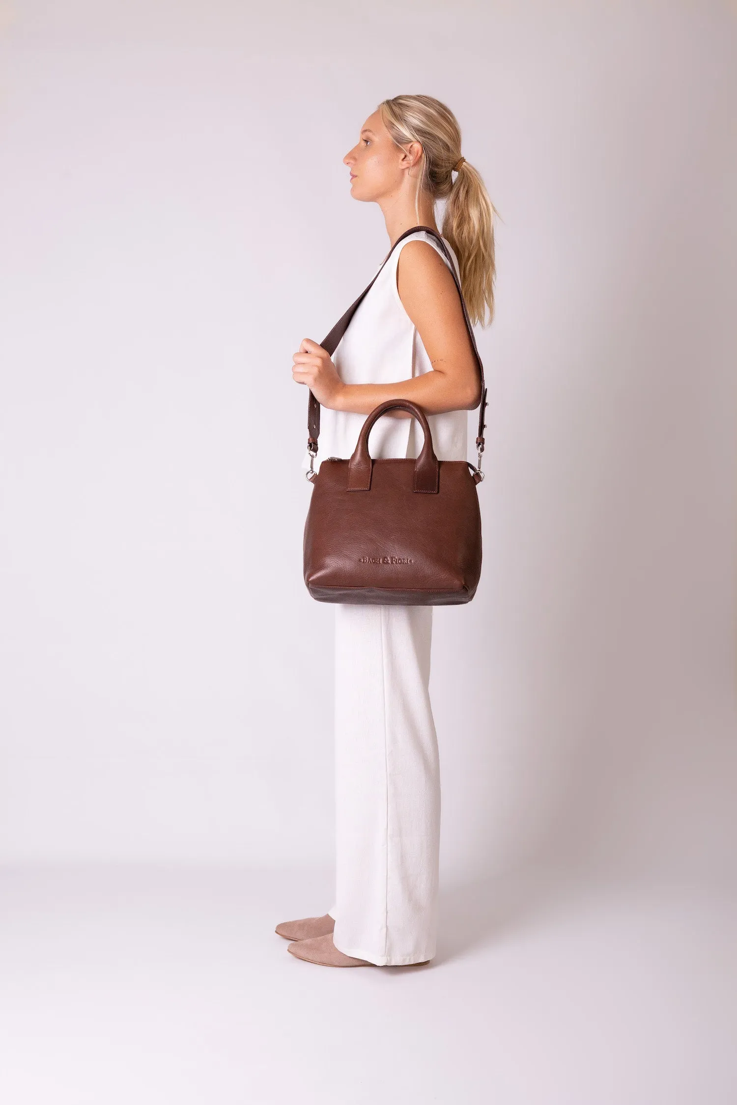 Kelly Medium Satchel Chocolate
