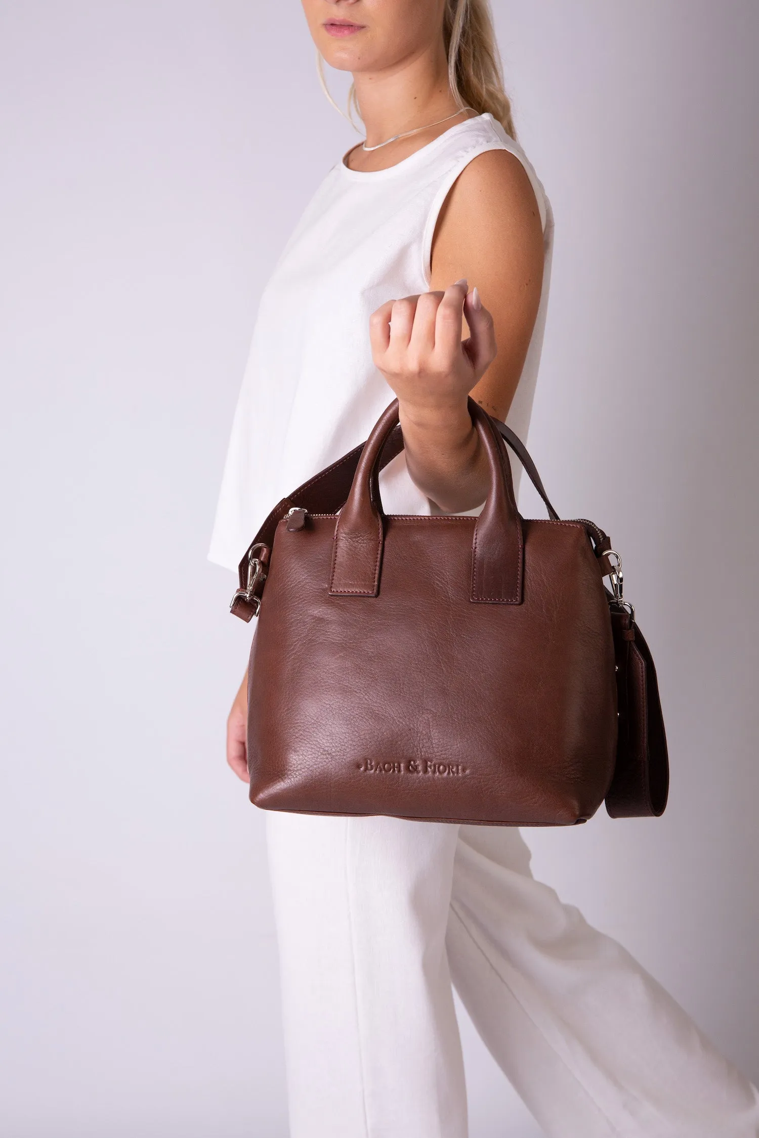 Kelly Medium Satchel Chocolate