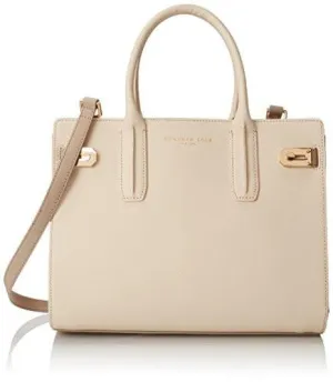 Kenneth Cole York Chrystie Satchel Top Handle Bag Bonemushroom One Size